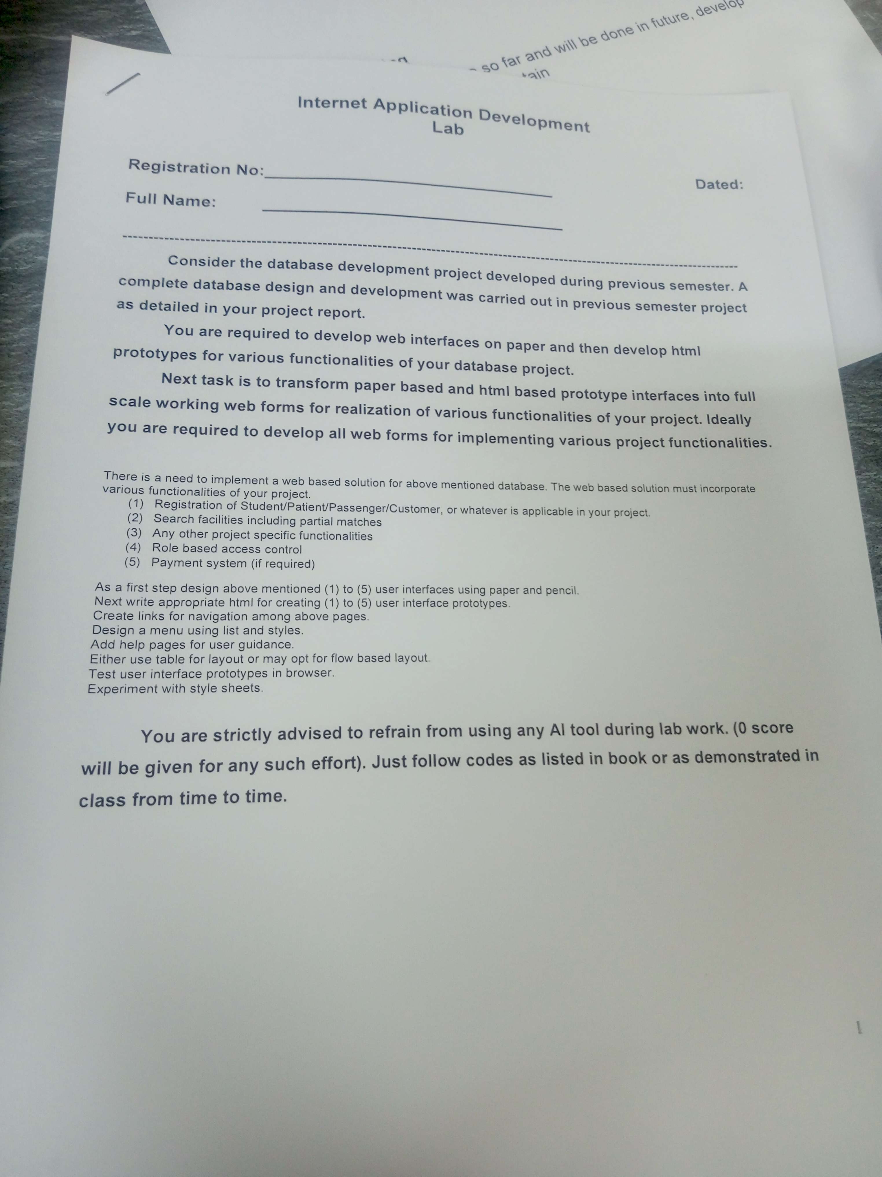 Lab 03 Problem Statement