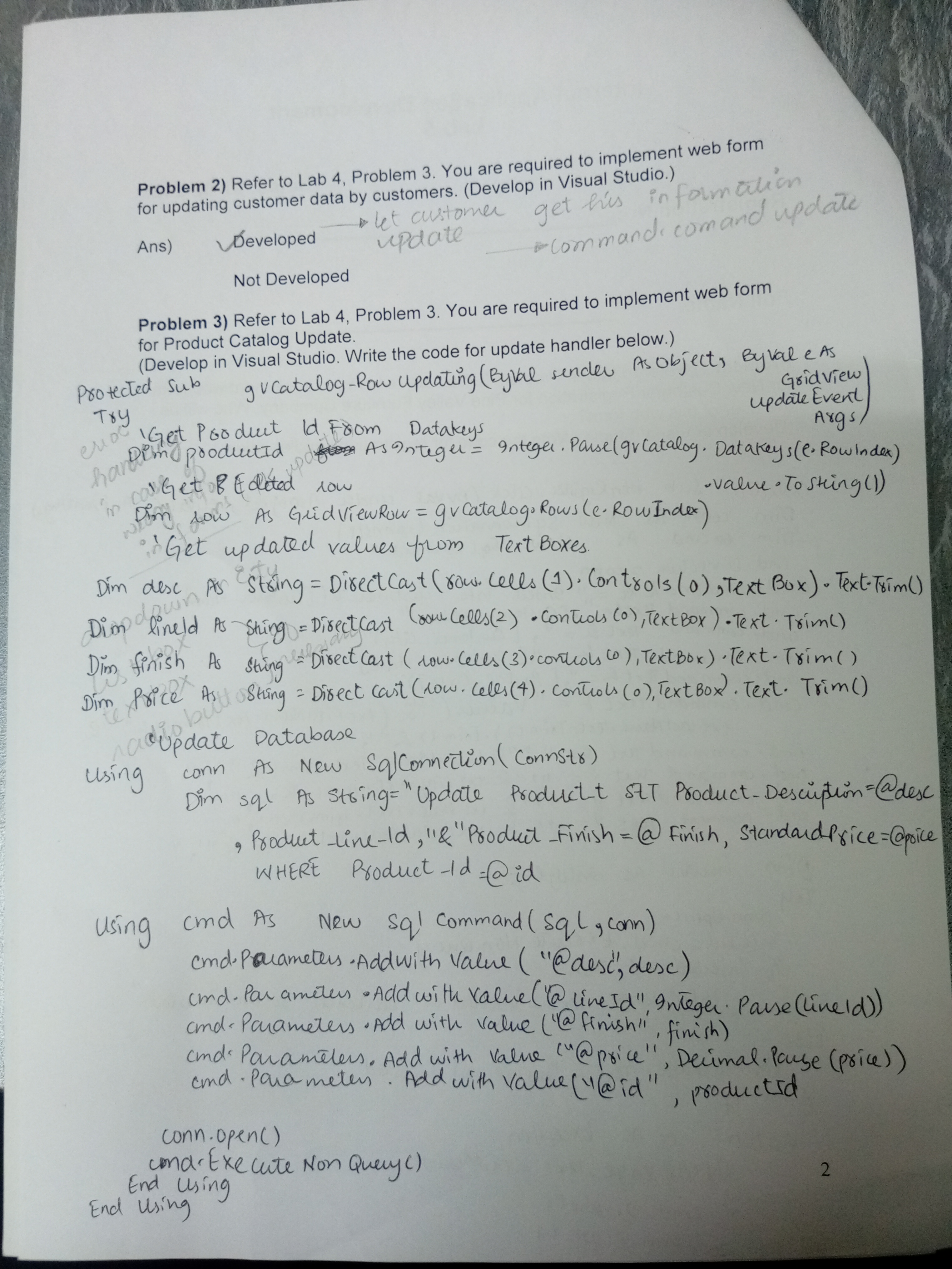 Problem Statement Page 2